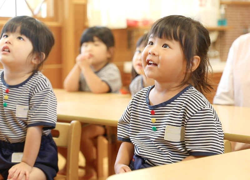 福岡市早良区有田の認可保育園の栄光保育園の３〜４歳児の保育