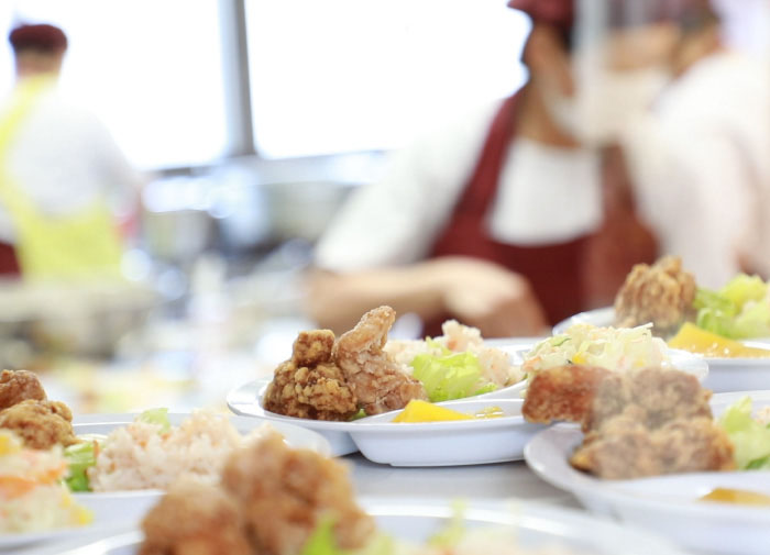 福岡市早良区有田のアン・シャーこども園と栄光保育園の乳・乳製品を使わないこだわりの美味しい給食写真