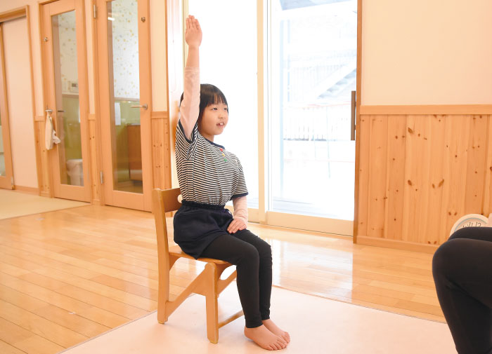 福岡市早良区有田の栄光保育園の自立靴揃えの写真